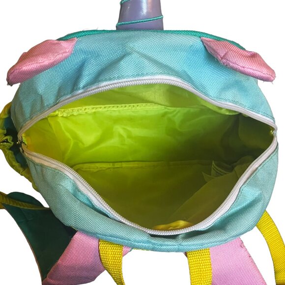 Skip Hop ZOO Little Kid Toddler Backpack | Unicorn | Aqua Blue, Yellow & Pink - Picture 9 of 12